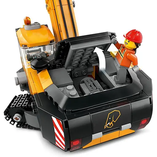 Конструктор LEGO City Жовтий будівельний екскаватор 633 деталі (60420) - фото 4