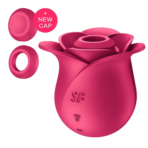 Вакуумний стимулятор клітора з вібрацією Satisfyer Pro 2 Classic Blossom 7 см рожевий - фото 5