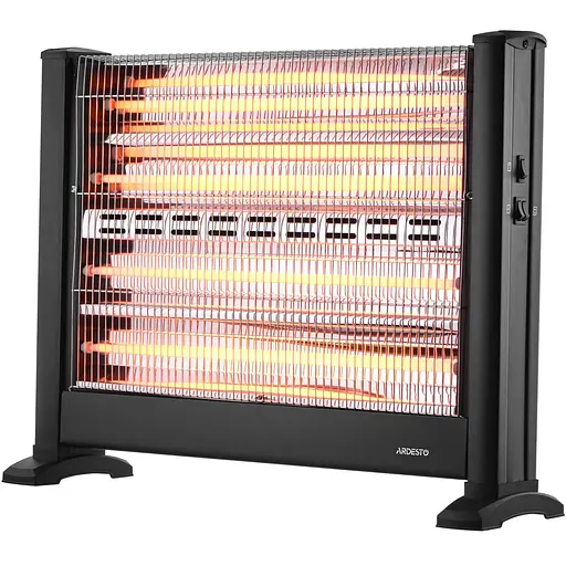 Инфракрасный обогреватель Ardesto 2,5 кВт, площадь обогрева 28 кв.м, черный (IHS-2800) - фото 1