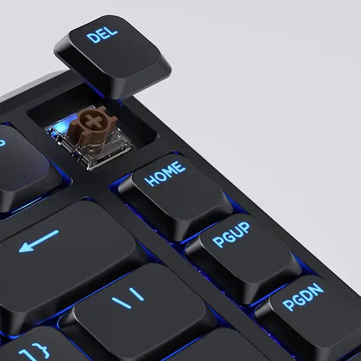 Клавіатура Keychron J1 82Key K pro Brown WL/BT/USB-A QMK Hot-swap EN/UKR RGB Black (J1-H3-UA) - фото 4