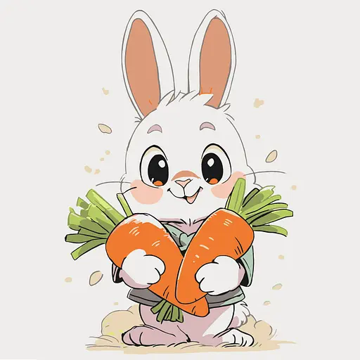 Картина по номерам "Чудесный кролик" Art Craft 15592-AC 30х30 см - фото 1