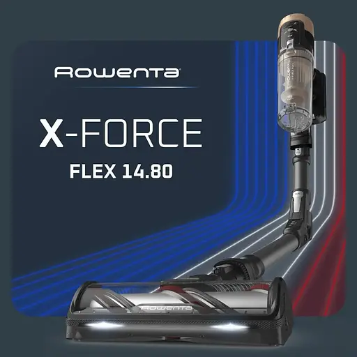 Пылесос Rowenta X-Force Flex 14.80 Auto Animal беспроводной 240 Вт черно-золотой (RH9B74WO) - фото 5