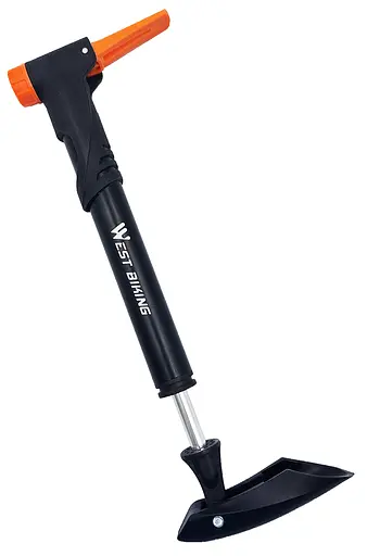 Насос велосипедный West Biking YP0711162 черно-оранжевый 120 Psi (G0001537)