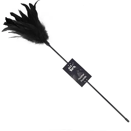 Лоскітка Art of Sex - FeaTher Paddle чорна