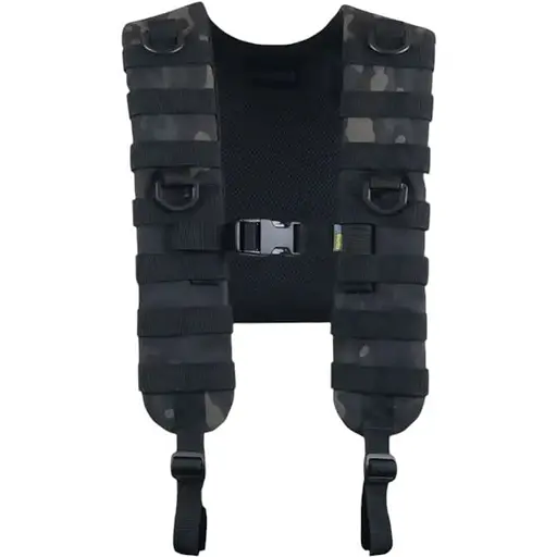 Лямки мягкие для тактических поясов РПС Kiborg с эвакуационной ручкой Black Multicam (1000-k3024) - фото 2