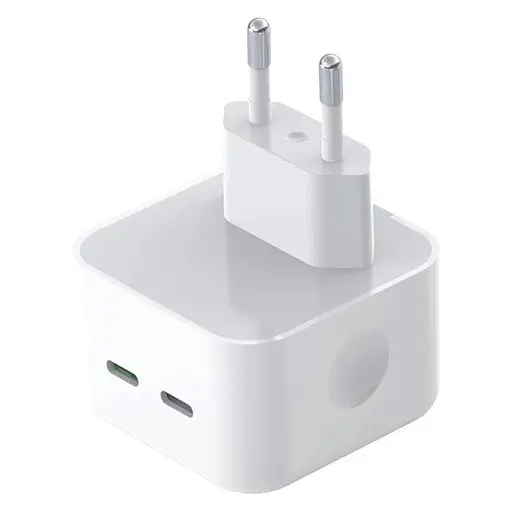 Зарядное устройство XO L102 35 W 2 выхода type-C + кабель Type-C to Type-C - фото 2