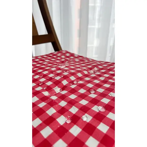 Водоотталкивающая подушка на стул Красная клеточка (2 шт.) - фото 6