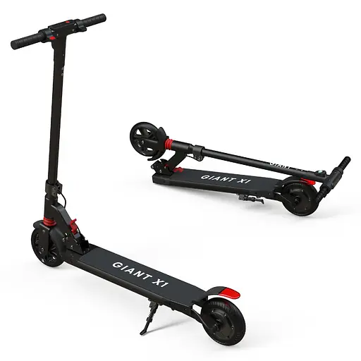 Электросамокат GIANT City X1 7.5Ah черный для детей и подростков - фото 3