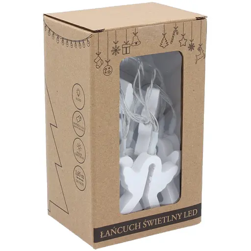 Гирлянда Chomik Ангел 10 LED теплый белый на батарейках (LED4048)