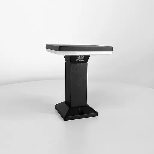 Ландшафтний світильник стовпчик з квадртаним верхом 20х15 см | Line F | Арт. 76107-2 - фото 2