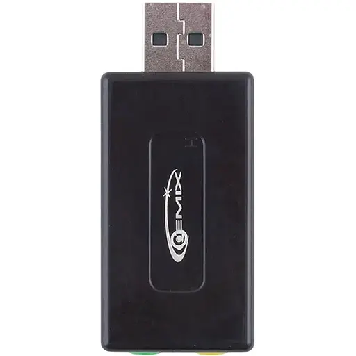 Звукова карта 7.1 USB QTS-007 Black (16160) - фото 2