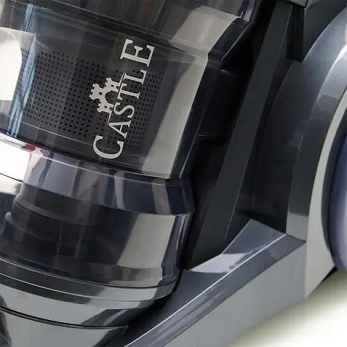 Пилосос Castle CW-105B, Gray/Blue, 2400W, безмішковий, циклонний, об'єм пилозбірника 4л, фільтр HEPA, насадки: 2-позиційна, для щілин, для меблів - фото 9