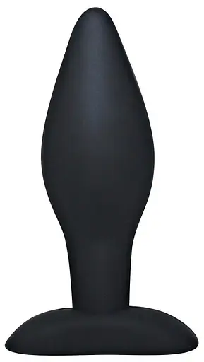 Анальна пробка Black Velvets Large 12 см (чорний)