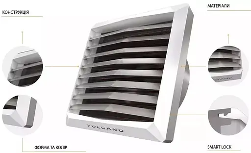 Водяной нагреватель Volcano VR2 двигатель переменного тока AC, 8-50 кВт, 4850 м3ч - фото 3