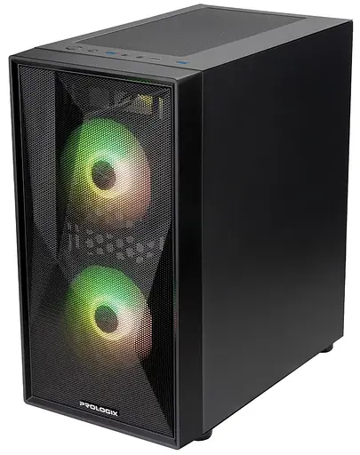 Корпус ProLogix E102 Tempered GlassMesh Black (E102) Без БП - фото 3