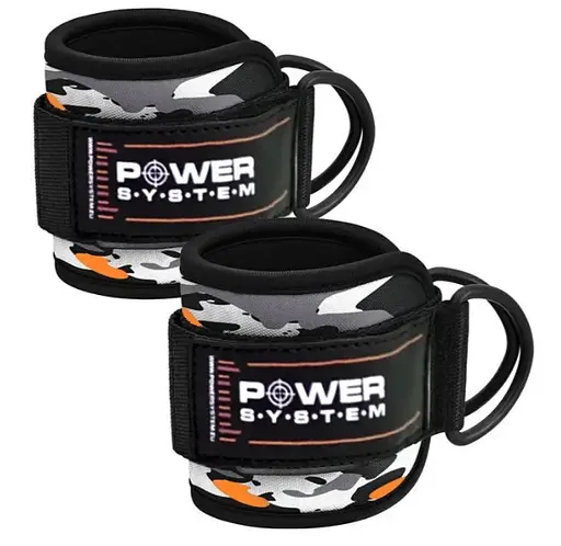 Манжета на лодыжку Power System PS-3470 Ankle Strap Camo Grey/Black (PS_3470_Grey/Black) - фото 1