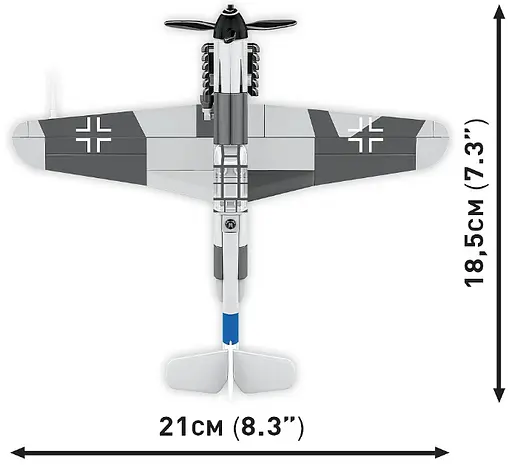 Конструктор дитячий літак Messerschmitt Bf 109 G COBI 5870 - фото 5