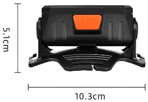 Фонарь налобный с красным и белым светом аккумуляторный X-Balog BL-5120 на голову Micro-USB 70 COB - фото 9