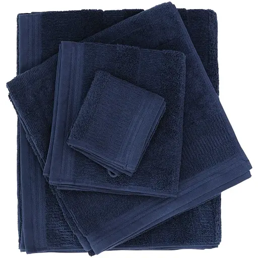 Полотенце МВМ My Home Вдохновение 50x90 см темно-синее (BT-12 M DARK BLUE) - фото 7