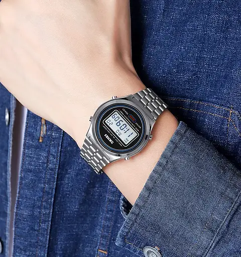 Чоловічий наручний годинник Skmei 2146 вінтаж Сріблястий - фото 6