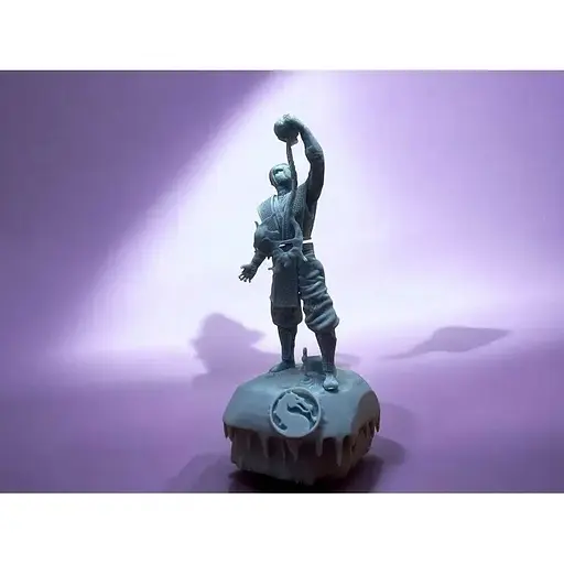 Фигурка коллекционная Mk Sub-Zero Mortal Kombat 140 мм качественная 3D печать фигурок под заказ - фото 3