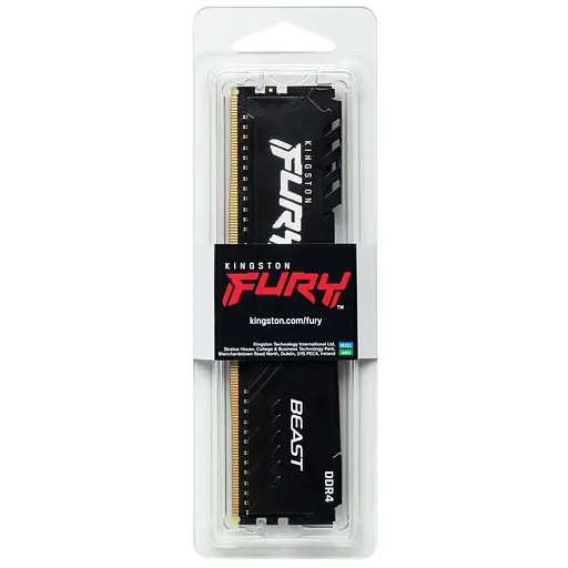 Оперативная память Kingston Fury Beast Black DDR4, 16GB/3200 (KF432C16BB1/16) - фото 5