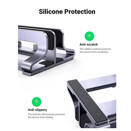 Подставка для ноутбука UGREEN LP258 Vertical Laptop Stand (Dual-slot) (60643) - фото 4