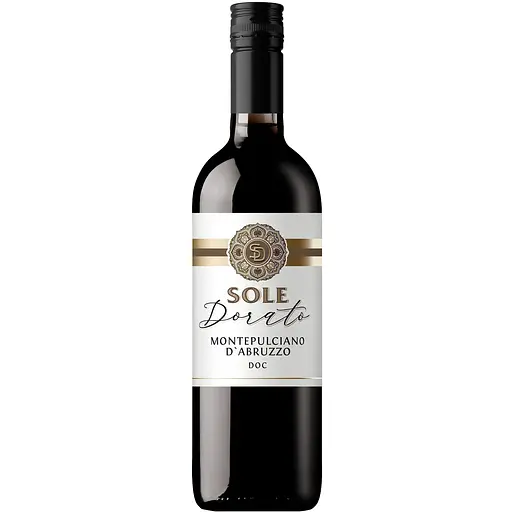 Вино Sole Dorato Montepulciano d'Abruzzo DOC червоне сухе 0.75 л