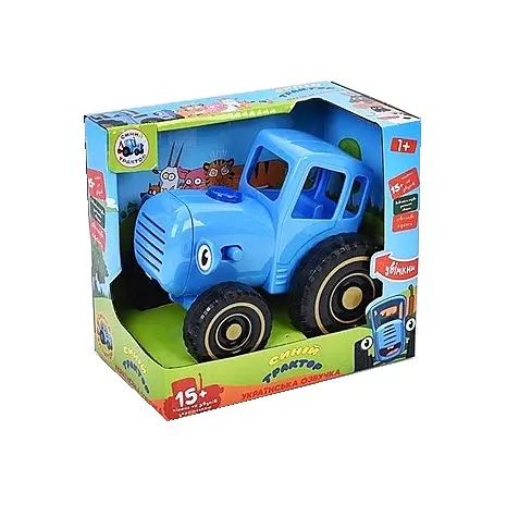 Трактор інерція "Синій Трактор" BZ97-1B 15см, музика, світло, на батарейці, в коробці (6903317816552) - фото 1