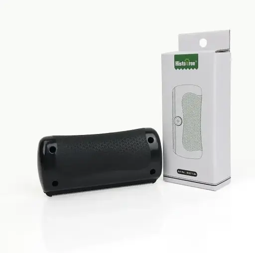 Щітка для догляду за вовною HistoTree Groomify для собак та кішок чорна 14х7х3,5 см ABS метал