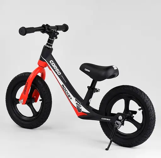 Біговел дитячий Corso 67689 колеса 12" з підніжкою - фото 4