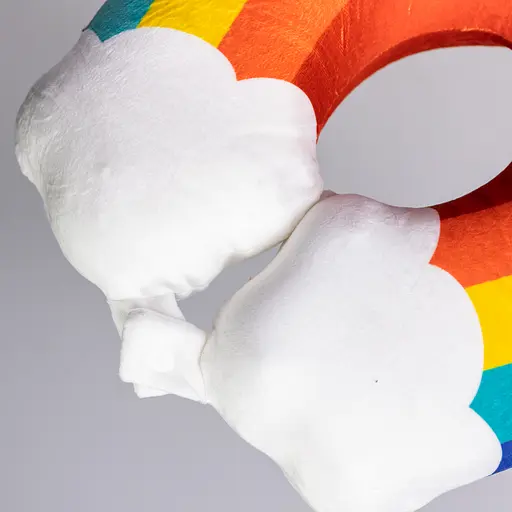 Подушка для шиї Rainbow U-подібна синій HP-56-13BL - фото 2