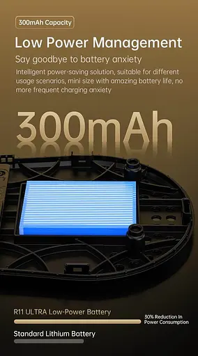 Бездротова миша ATTACK SHARK R11 ULTRA 42000 DPI, PAW3950 MAX, Carbon Shark, 8K,Чорна - фото 10