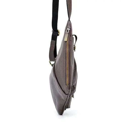 Кожаная сумка-слинг Tarwa 23х21х4 см sum0025560 - фото 3