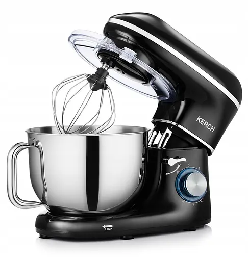 Тестомес миксер планетарный KERCH MyCHEF BLACK 2200 Вт - фото 5