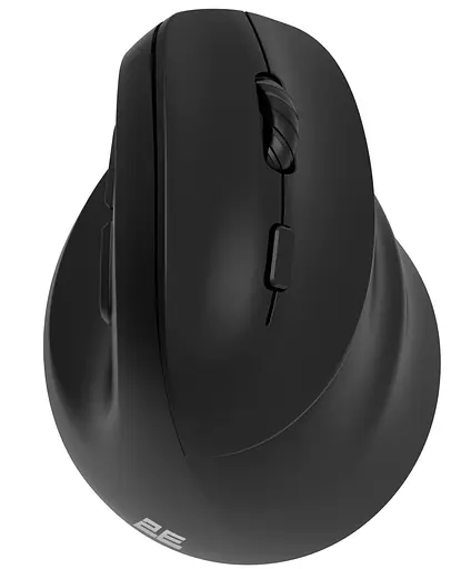 Миша 2E MF325 Silent WL/BT Vertical Black (2E-MF325WBK) - фото 1