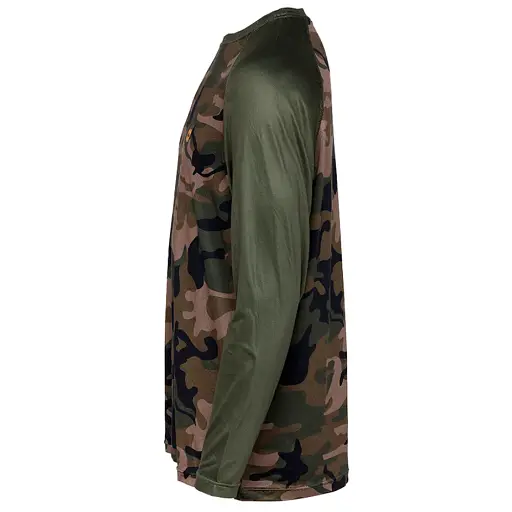 Реглан Prologic UV Camo Long Sleeve T-Shirt XXL Camo/Green - фото 2