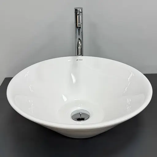 Умивальник VBI Coffa white накладний VBI-012623, Білий - фото 3