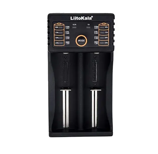 Зарядний пристрій Liitokala Lii-202 на 2 слоти (для Ni-MH, Ni-CD, Li-Ion, LiFePO4) - фото 3