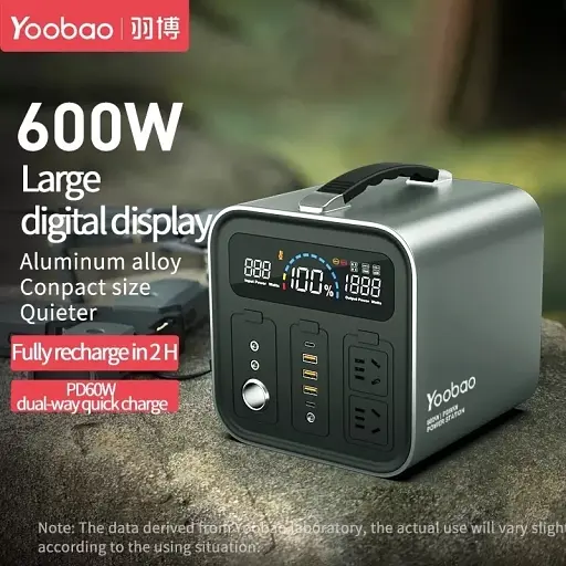 Портативная зарядная электростанция Yoobao EN600S 600Wh - фото 4