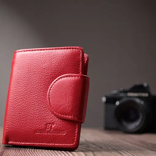 Кожаный женский кошелек ST Leather 10х11х2 см acs0029416 - фото 9