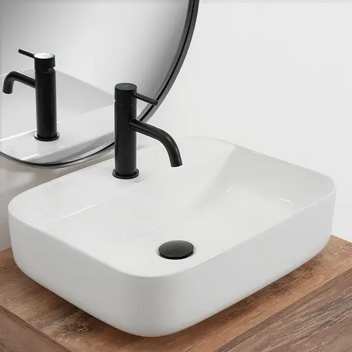 Умивальник Rea Martina накладний білий REA-U6646, Білий - фото 6