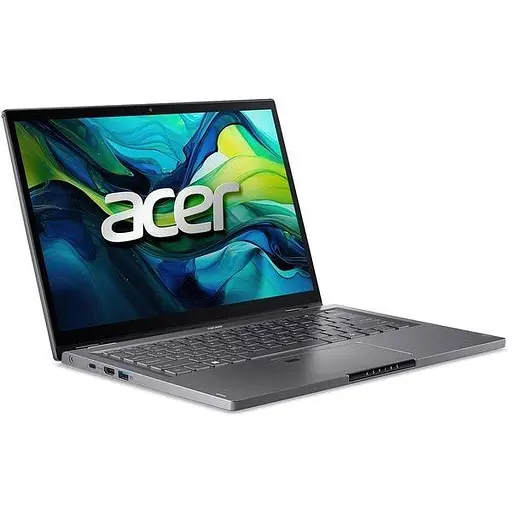 Ноутбук 2 в 1 ACER Aspire Spin 14 ASP14-51MTN-7563, (NX.KZYEX.00B), Intel Core 5 150U до 5,4 ГГц, 14" WUXGA Touch, 32 ГБ, SSD 1 ТБ, Intel Graphics, Linux, - фото 4