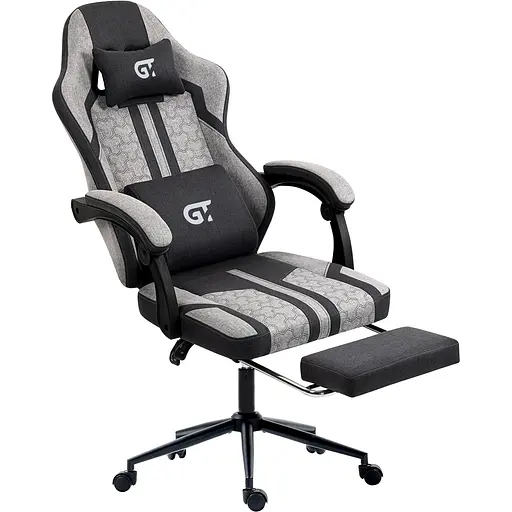 Геймерське крісло GT Racer X-2337 Fabric Gray - фото 4