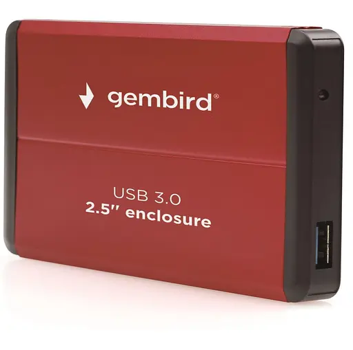 Зовнішня кишеня Gembird EE2-U3S-2-R для 2.5 SATA дисків, USB 3.0 (EE2-U3S-2-R) - фото 2