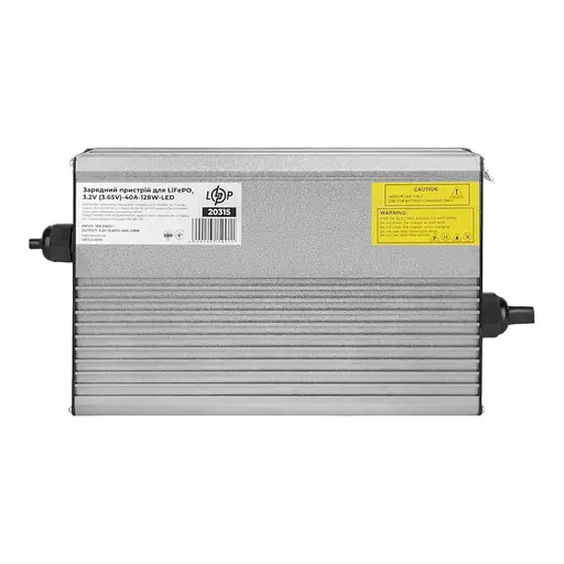 Зарядний пристрій для акумуляторів LiFePO4 3.2V (3.65V)-40A-128W-LED - фото 1