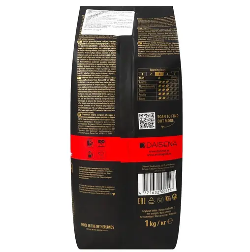 Кофе зерно Aroma Gold Black Label Kenya 1 кг - фото 2