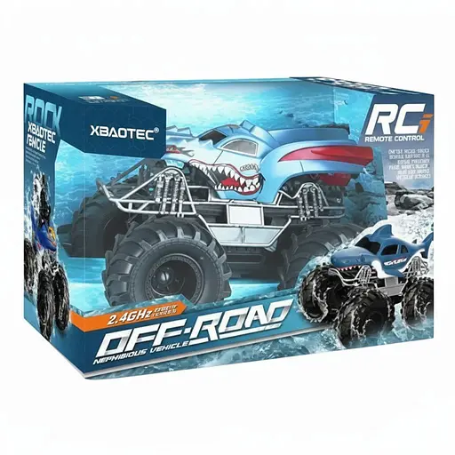 Радіокерований Позашляховик XB 1244, Масштаб 1:18, Водонепроникний, 4х4, Акум. 3.7V Li-ion, Пульт 2.4G, Жовтий - фото 2