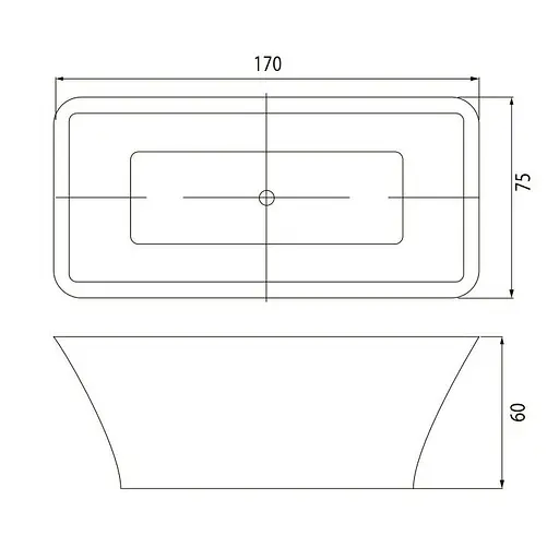 Ванна акриловая Volle 12-22-348 - фото 4