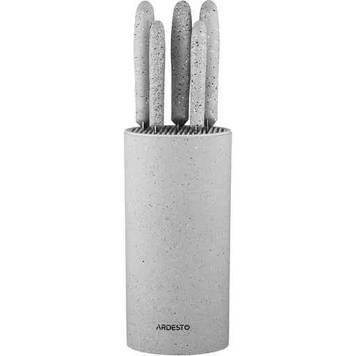 Набор ножей с блоком Ardesto Gemini 6 предметов серый (AR2106GR)